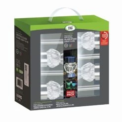 Smart Solar Crystal Glass Solar Stake Light - 4 Pack -Quality Garden Care Store 1011214 6