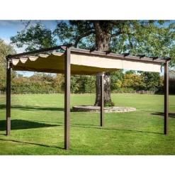 Hartman Roma 3x4m Rectangular Pergola Bronze -Quality Garden Care Store 1016022 2