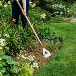 Kent & Stowe Stainless Steel Long Handled Dutch Hoe -Quality Garden Care Store 1031058 2