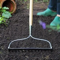Kent & Stowe Stainless Steel Long Handled Soil Rake -Quality Garden Care Store 1031059 2