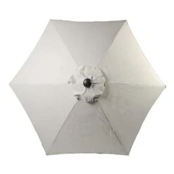 Supremo French Grey 3m Riviera Deluxe Parasol -Quality Garden Care Store 1135231 2