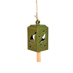 Fallen Fruits Green Ceramic Wind Chime (Assorted Designs) -Quality Garden Care Store 1152751 4