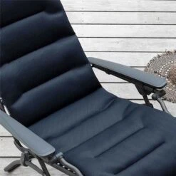 Lafuma Futura Air Comfort Padded Relaxer Chair - Acier -Quality Garden Care Store 1170455 2