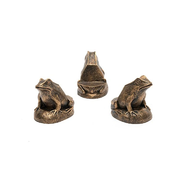 Jardinopia Plant Pot Feet Bronze Frog - Set Of 3 3 Jardinopia Plant Pot Feet Bronze Frog - Set Of 3 - Image 3