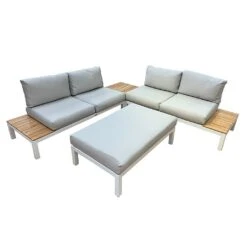 Kettler Elba Standard Low Lounge Set - White
