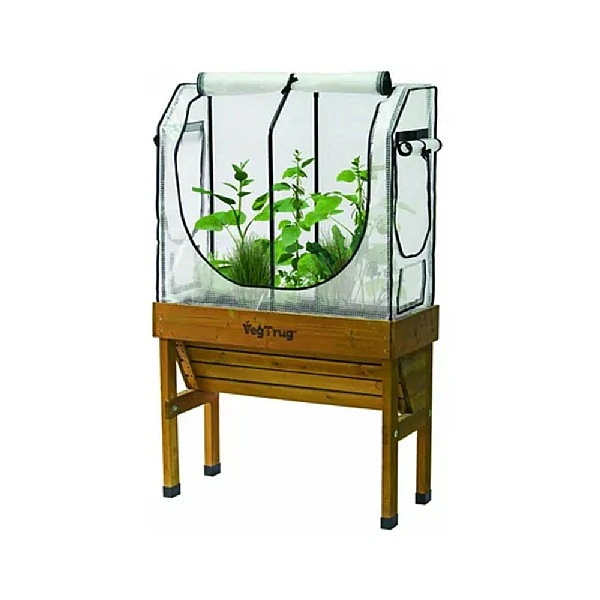 VegTrug Small WallHugger Greenhouse Frame & Multi Cover Set 2 VegTrug Small WallHugger Greenhouse Frame & Multi Cover Set - Image 2