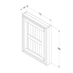 Forest Fold Down Wall Garden Bar -Quality Garden Care Store 1227077 6