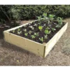 Deluxe Extra Deep Wooden Raised Vegetable Bed 1.8x.0.9mtr