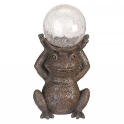 Smart Solar Gazing Frog Statue -Quality Garden Care Store 925289 4