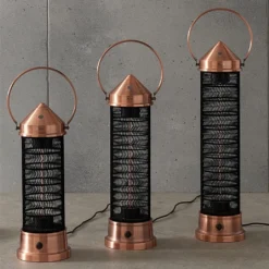 Kalos Copper Lantern Patio Heater - Large 2000W -Quality Garden Care Store LANPHEAT 2