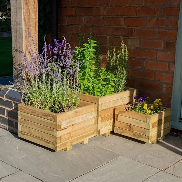 Forest Kendal Wooden Planter 1 Forest Kendal Wooden Planter